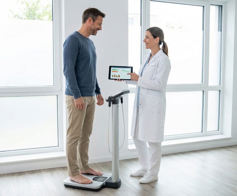 Physician supervised, in-person care for semaglutide weight loss in Colorado Springs. Includes labs and body composition testing.
